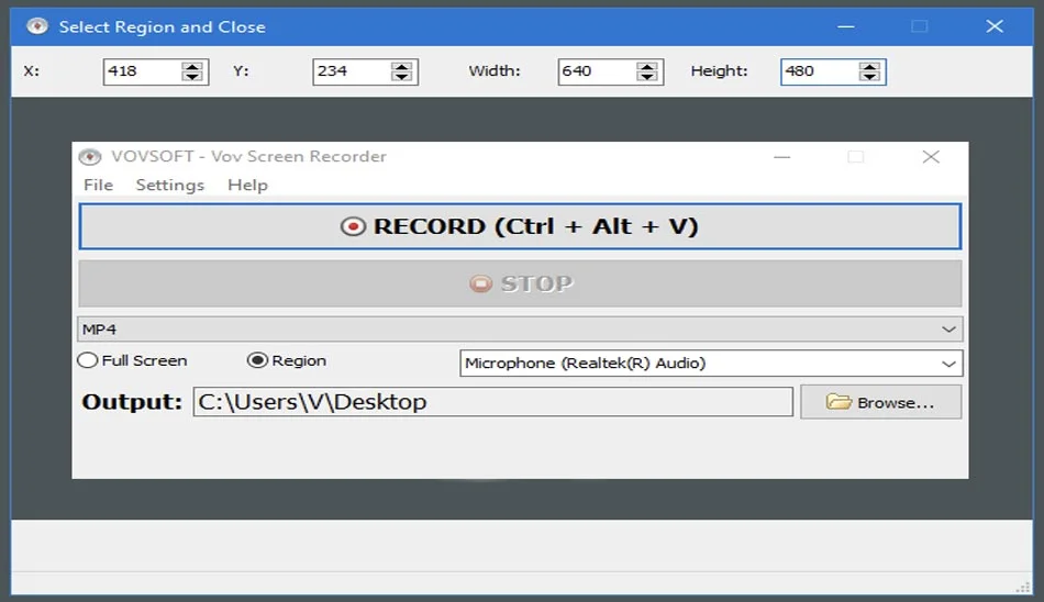 دانلود نرم افزار VovSoft Screen Recorder 4.3 برنامه ضبط صفحه نمایش