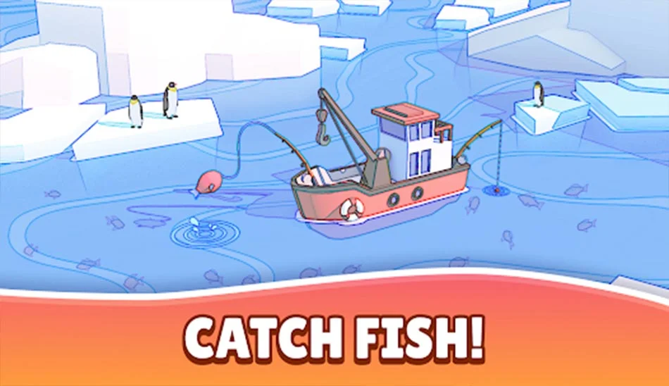 دانلود بازی شبیه سازی ماهیگیری برای اندروید Idle Fish 2: Fishing Tycoon v7.0.2