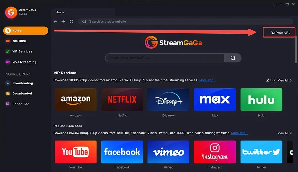 دانلود نرم افزار StreamGaGa 1.2.2.9 برنامه استریمینگ و تماشای ویدیوهای مختلف