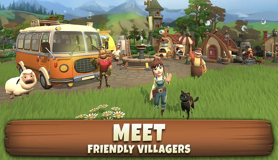 دانلود بازی مزرعه سان رایز برای اندروید Sunrise Village: Farm Game v1.101.56