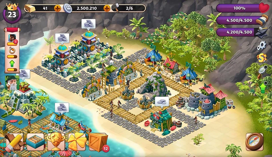 دانلود بازی جزیره سیم: جنگل سرگرم کننده برای اندروید Fantasy Island Sim: Fun Forest v2.12.0