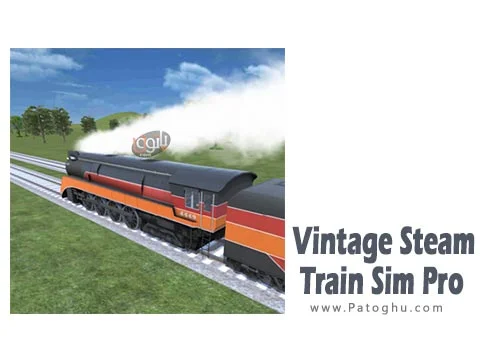 دانلود بازی شبیه ساز قطار بخار برای اندروید Vintage Steam Train Sim Pro v1.0