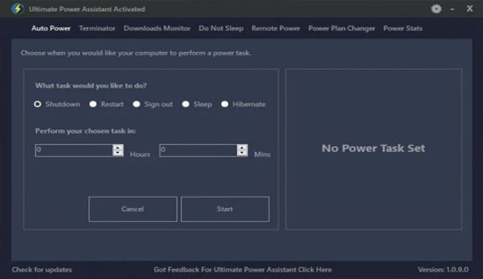 دانلود نرم افزار Ultimate Power Assistant 1.0.14 بهینه‌سازی و مدیریت انرژی در سیستم‌های مختلف